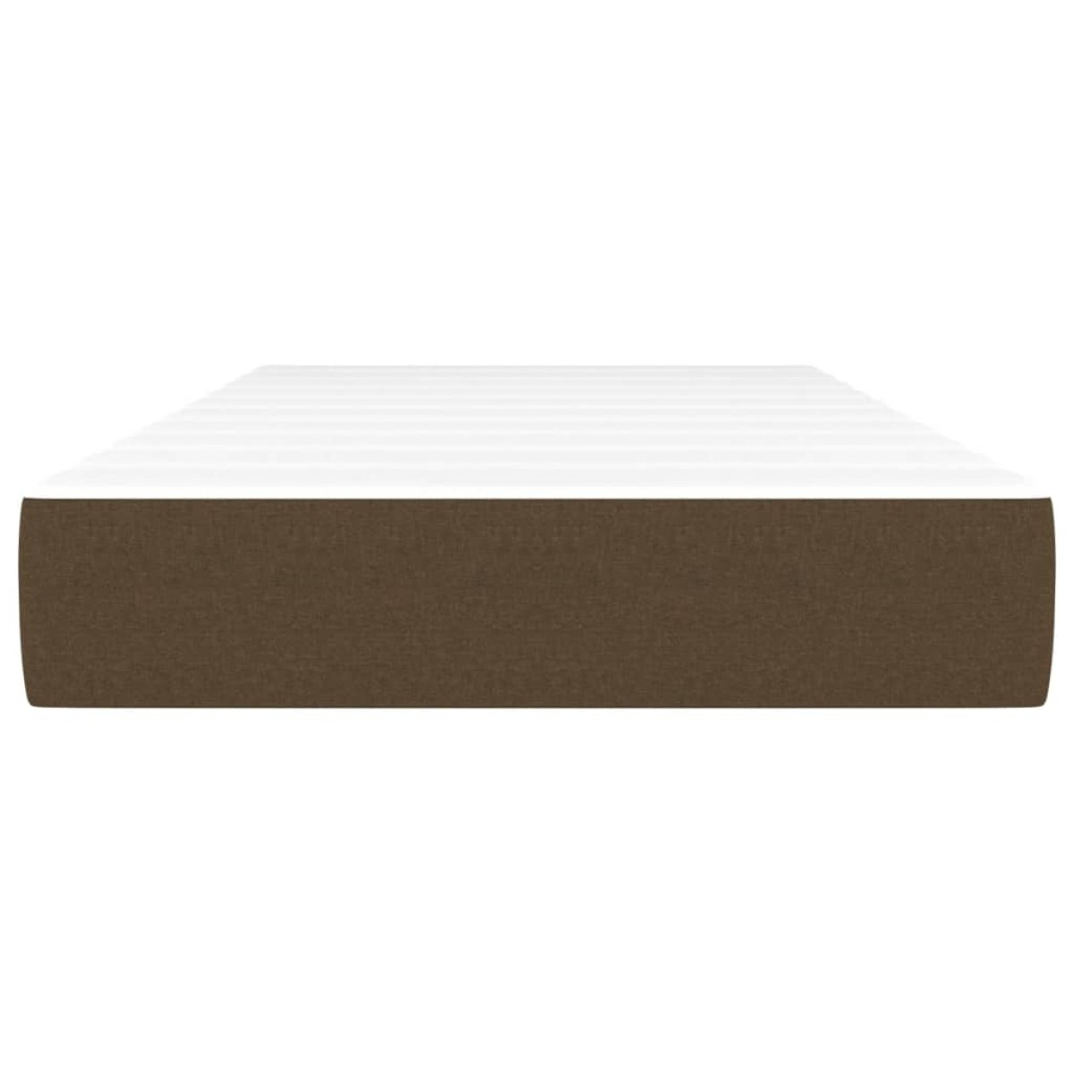 vidaXL Στρώμα με Pocket Springs Σκούρο Καφέ 90x190x20 εκ. Βελούδινο