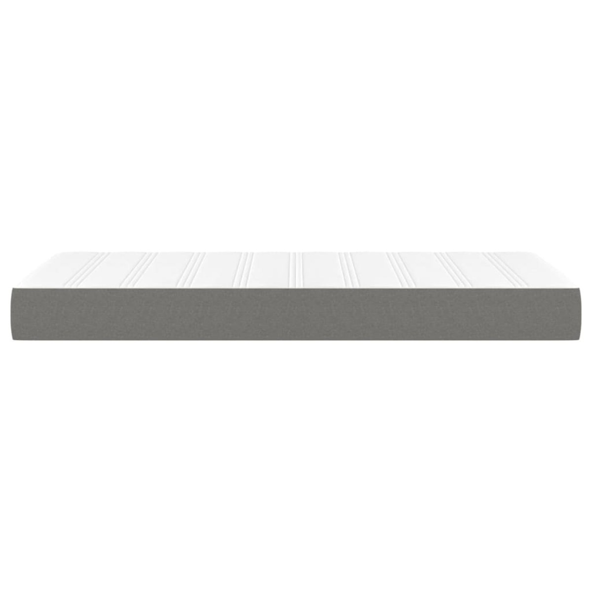 vidaXL Στρώμα με Pocket Springs Σκούρο Γκρι 90x200x20 εκ. Υφασμάτινο