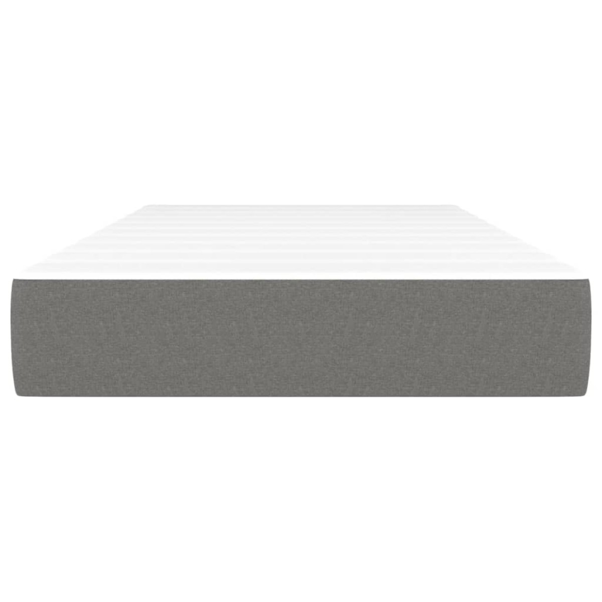 vidaXL Στρώμα με Pocket Springs Σκούρο Γκρι 100x200x20 εκ. Υφασμάτινο