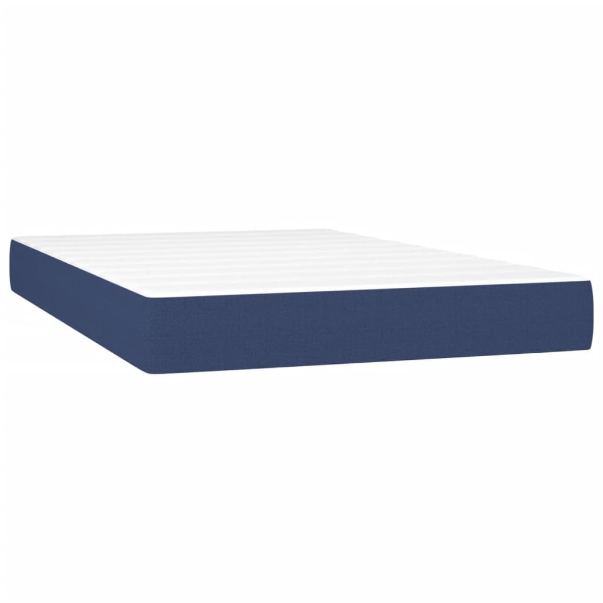 vidaXL Στρώμα με Pocket Springs Μπλε 120x200x20 εκ. Υφασμάτινο