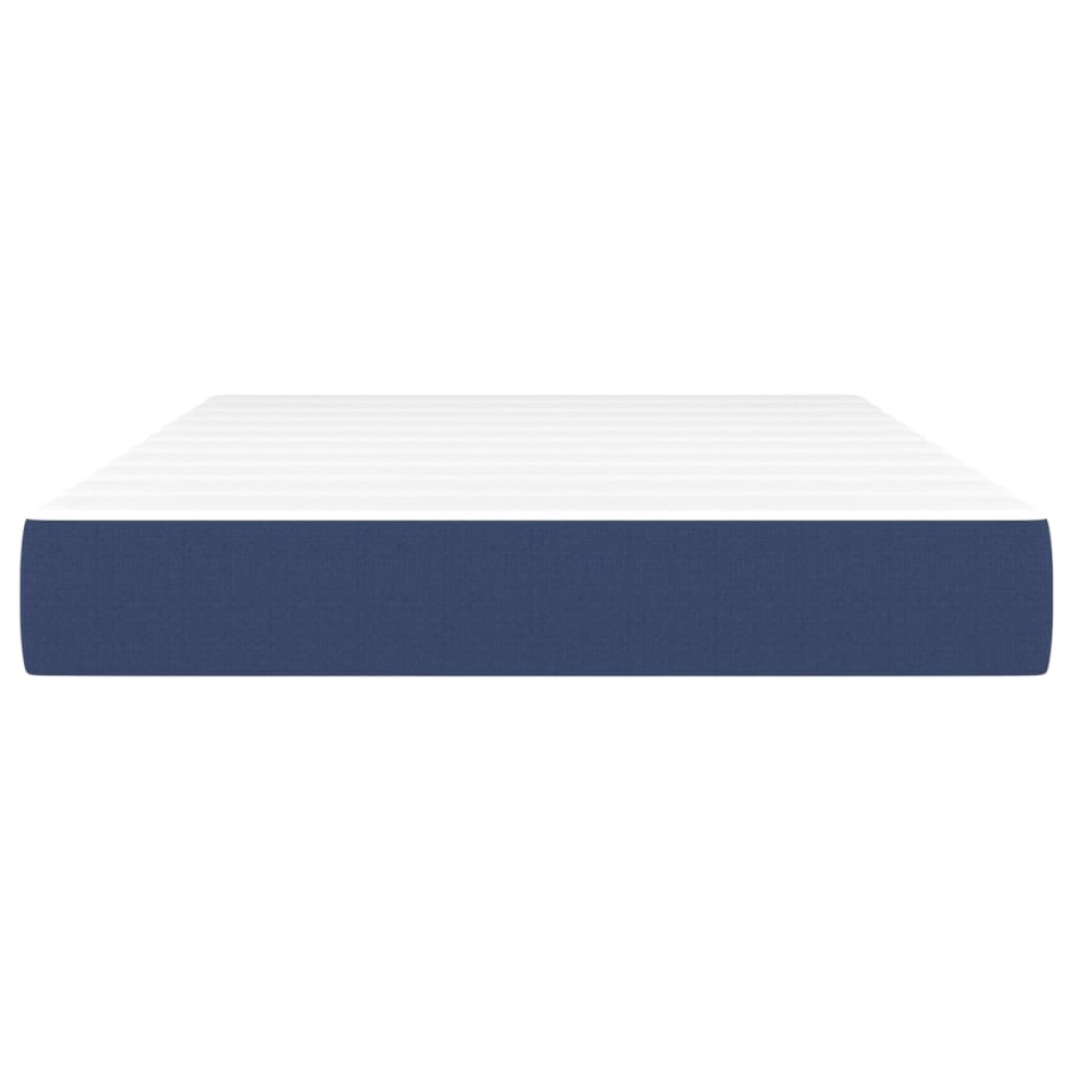 vidaXL Στρώμα με Pocket Springs Μπλε 120x200x20 εκ. Υφασμάτινο