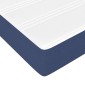 vidaXL Στρώμα με Pocket Springs Μπλε 120x200x20 εκ. Υφασμάτινο
