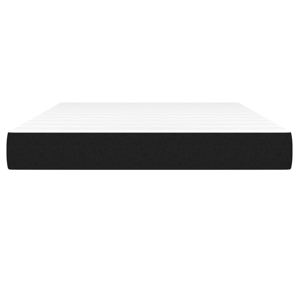 vidaXL Στρώμα με Pocket Springs Μαύρο 140x200x20 εκ. Υφασμάτινο