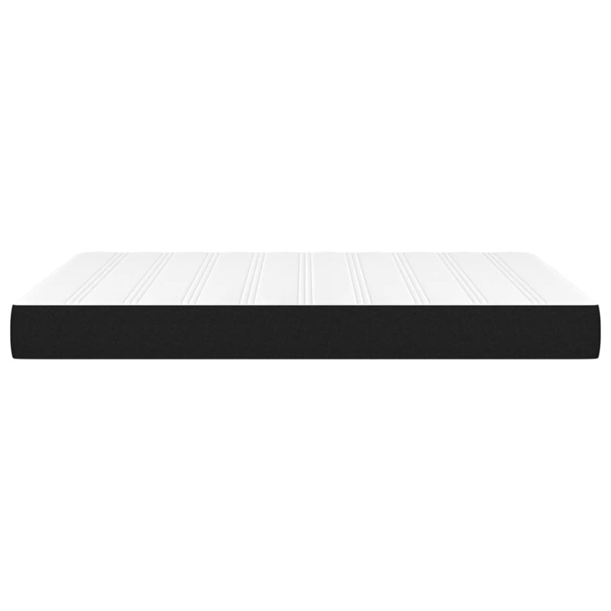 vidaXL Στρώμα με Pocket Springs Μαύρο 140x200x20 εκ. Υφασμάτινο