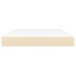 vidaXL Στρώμα με Pocket Springs Κρεμ 140x200x20 εκ. Υφασμάτινο