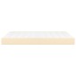 vidaXL Στρώμα με Pocket Springs Κρεμ 140x200x20 εκ. Υφασμάτινο
