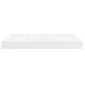 vidaXL Στρώμα με Pocket Springs Λευκό 140x200x20 εκ. Συνθετικό Δέρμα