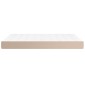 vidaXL Στρώμα με Pocket Springs Καπουτσίνο 140x200x20 εκ. Συνθ. Δέρμα