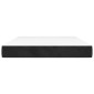 vidaXL Στρώμα με Pocket Springs Μαύρο 140x200x20 εκ. Βελούδινο