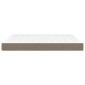 vidaXL Στρώμα με Pocket Springs Taupe 180x200x20 εκ. Υφασμάτινο