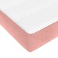 vidaXL Στρώμα με Pocket Springs Ροζ 180x200x20 εκ. Βελούδινο