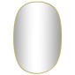 vidaXL Καθρέφτης Τοίχου Χρυσός 50x35 εκ.