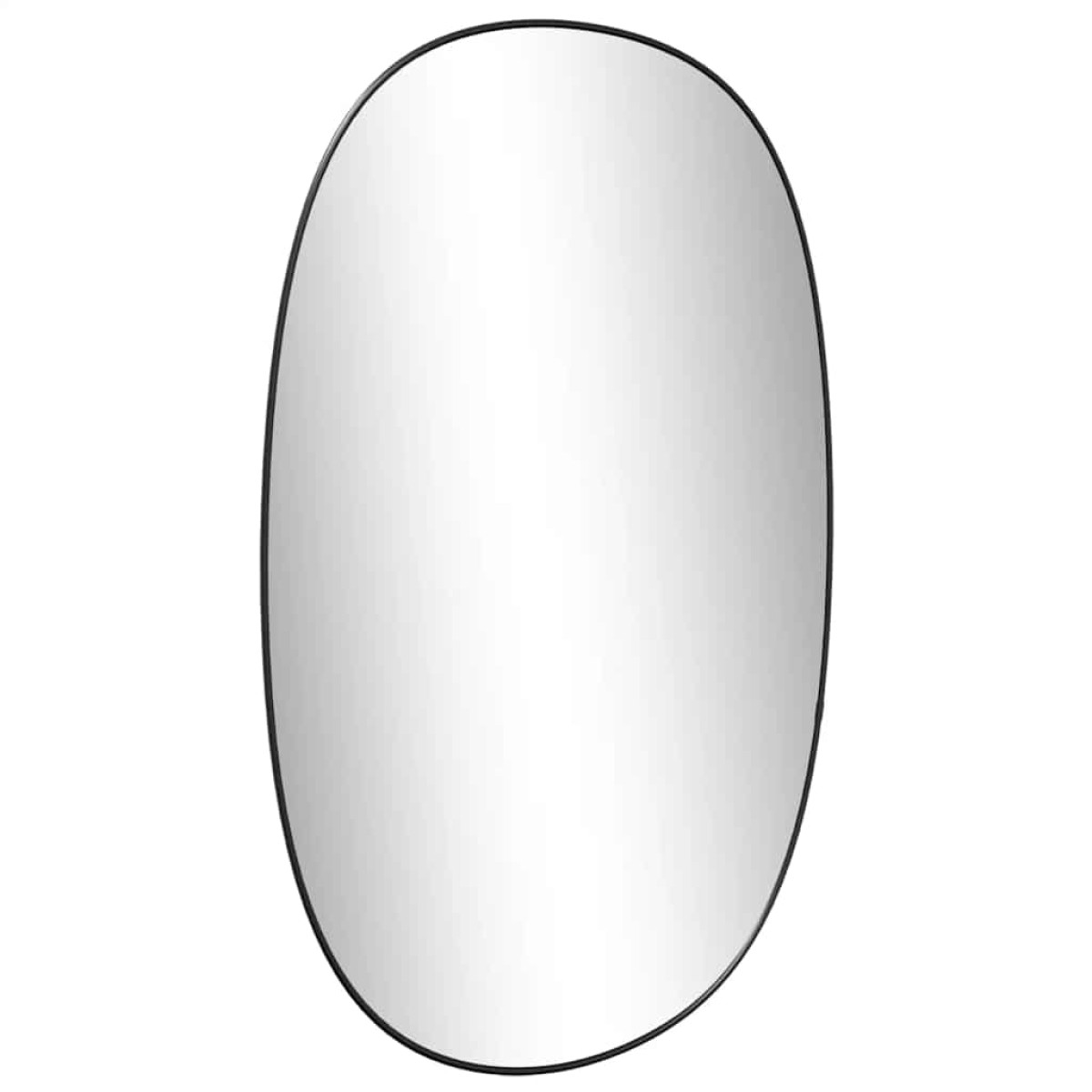 vidaXL Καθρέφτης Τοίχου Μαύρος 70x45 εκ.