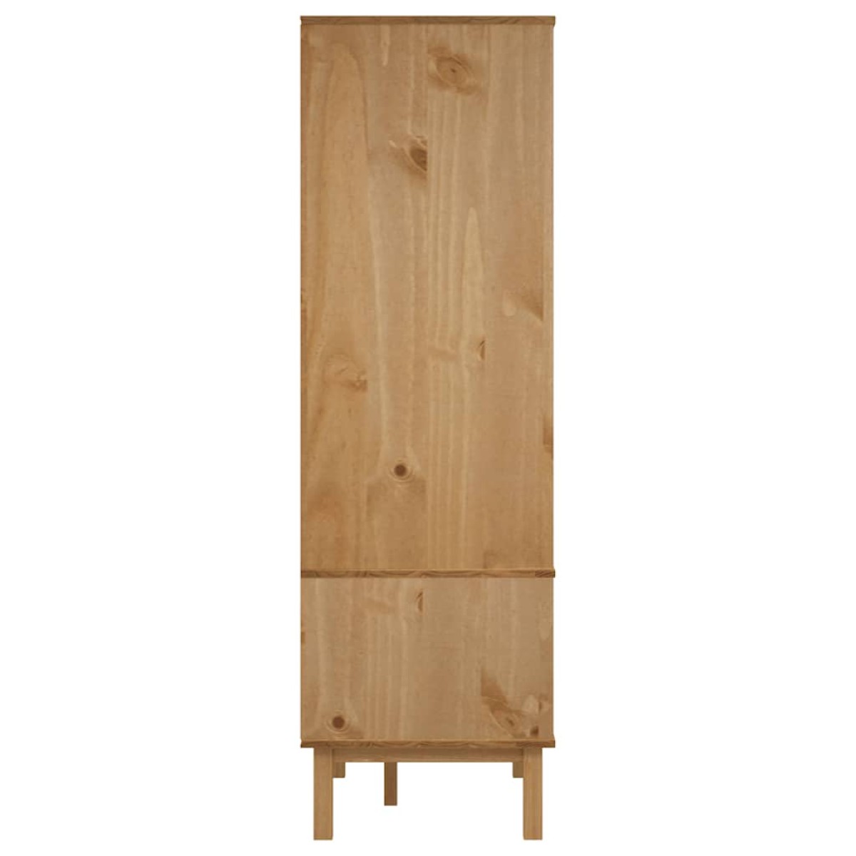 vidaXL Ντουλάπα OTTA 76,5 x 53 x 172 εκ. Μασίφ Ξύλο Πεύκου