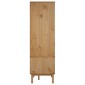 vidaXL Ντουλάπα OTTA 76,5 x 53 x 172 εκ. Μασίφ Ξύλο Πεύκου