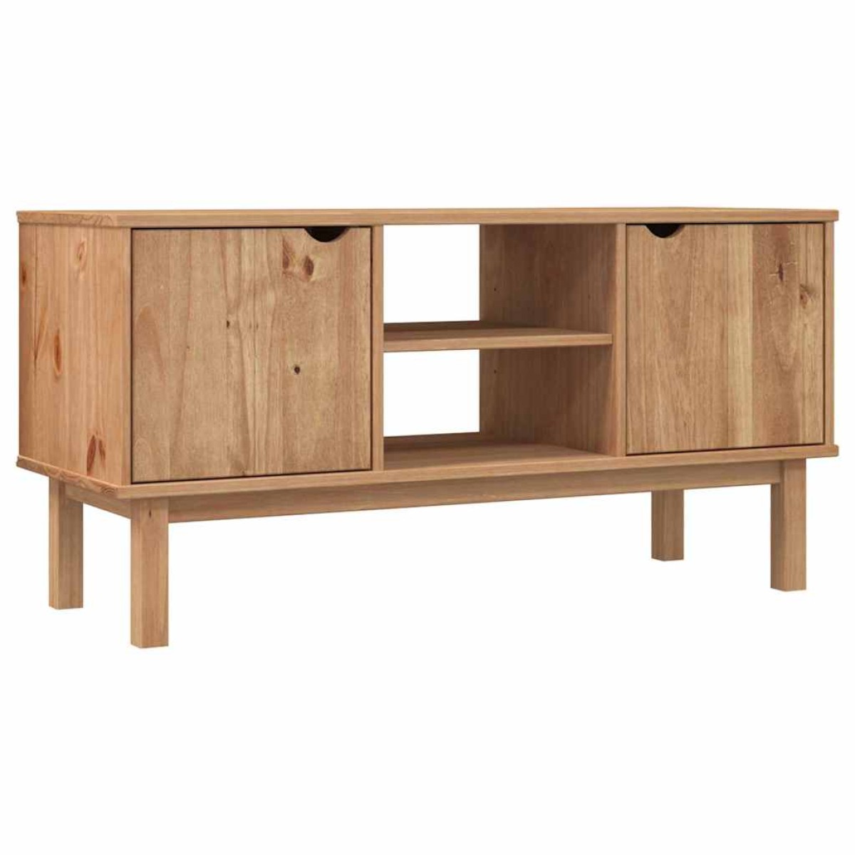 vidaXL Έπιπλο Τηλεόρασης OTTA 113,5 x 43 x 57 εκ. Μασίφ Ξύλο Πεύκου