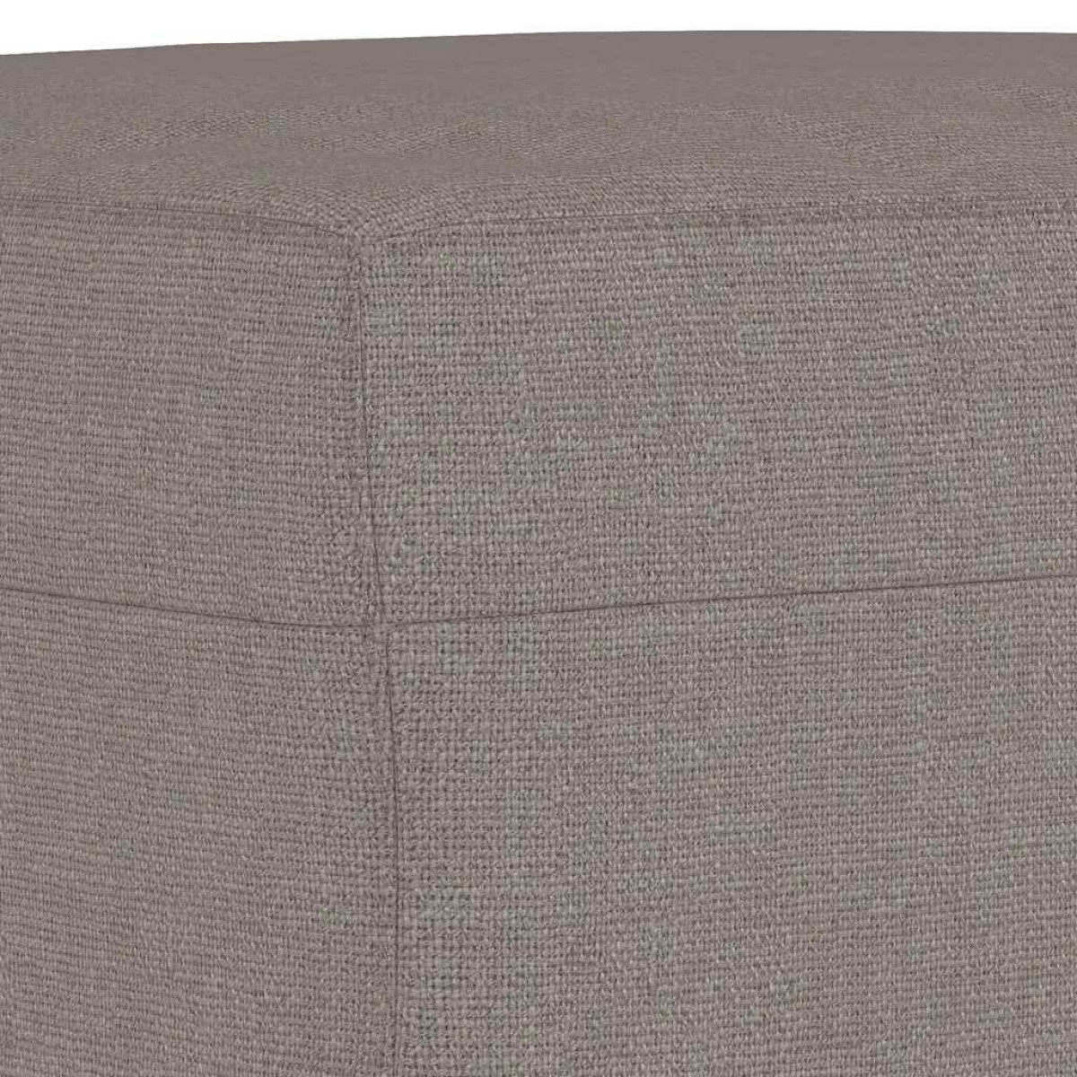 vidaXL Υποπόδιο Taupe 60x50x41 εκ. Υφασμάτινο