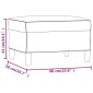 vidaXL Υποπόδιο Ανοιχτό Κίτρινο60 x 50 x 41 εκ. Υφασμάτινο