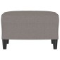 vidaXL Υποπόδιο Taupe 60x50x41 εκ. Υφασμάτινο