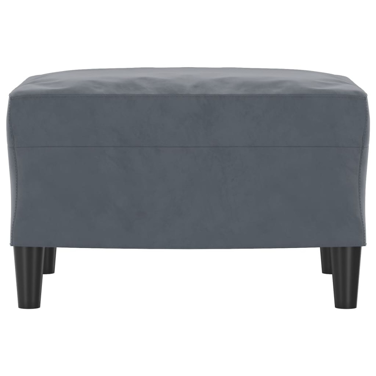 vidaXL Υποπόδιο Σκούρο Γκρι 60 x 50 x 41 εκ. Βελούδινο