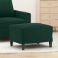 vidaXL Υποπόδιο Σκούρο Πράσινο 60 x 50x 41 εκ. Βελούδινο