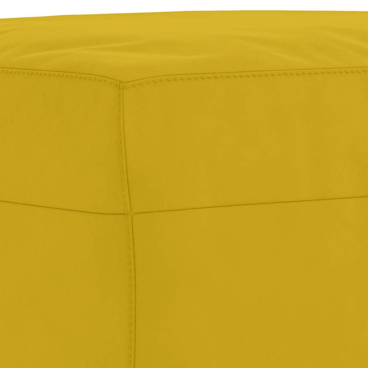 vidaXL Υποπόδιο Κίτρινο 60x50x41 εκ. Βελούδινο