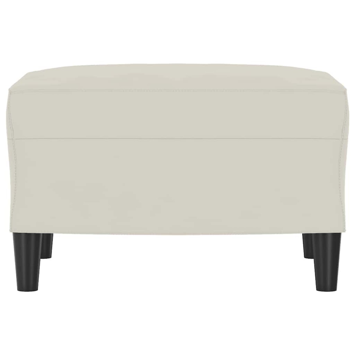 vidaXL Υποπόδιο Κρεμ 60x50x41 εκ. Βελούδινο