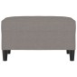 vidaXL Υποπόδιο Taupe 70 x 55 x 41 εκ. Υφασμάτινο