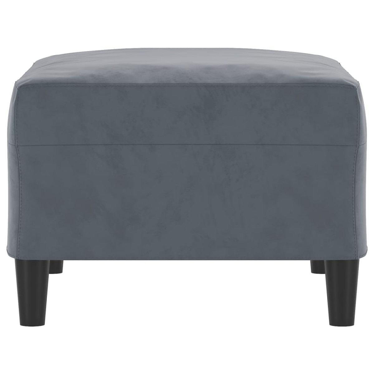 vidaXL Υποπόδιο Σκούρο Γκρι 70 x 55x 41 εκ. Βελούδινο