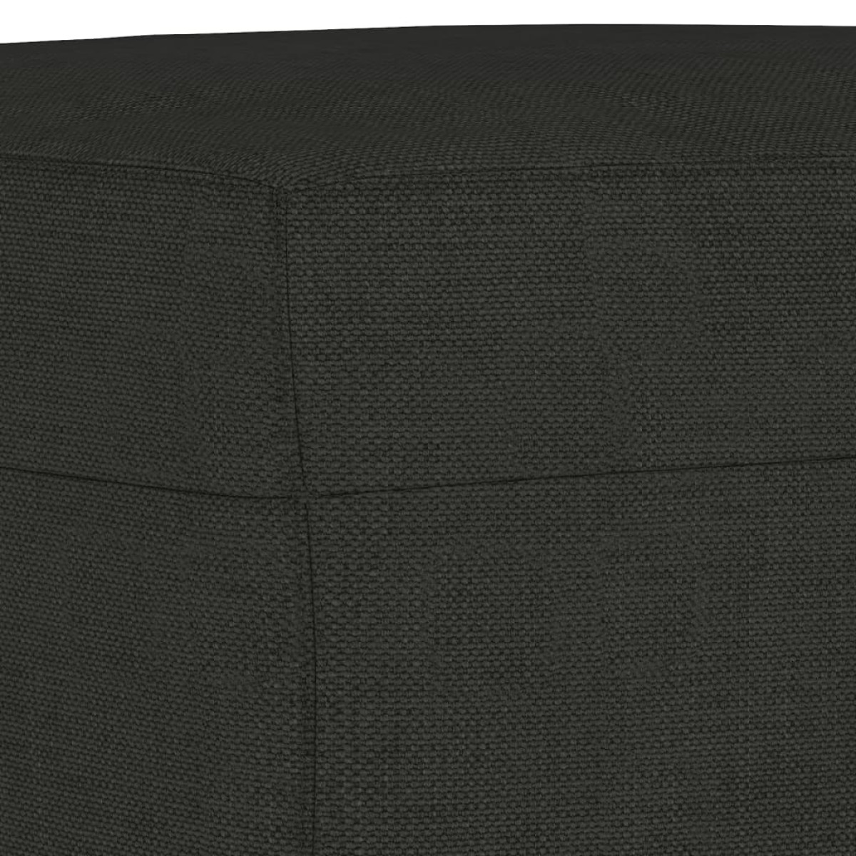 vidaXL Υποπόδιο Μαύρο 60x50x41 εκ. Υφασμάτινο