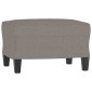 vidaXL Υποπόδιο Taupe 60x50x41 εκ. Υφασμάτινο