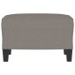vidaXL Υποπόδιο Taupe 60x50x41 εκ. Υφασμάτινο