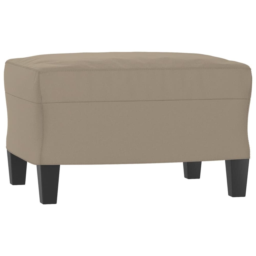 vidaXL Υποπόδιο Taupe 60 x 50 x 41 εκ. από Ύφασμα Μικροϊνών