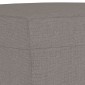 vidaXL Υποπόδιο Taupe 70 x 55 x 41 εκ. Υφασμάτινο