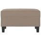 vidaXL Υποπόδιο Taupe 70 x 55 x 41 εκ. από Ύφασμα Μικροϊνών