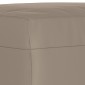 vidaXL Υποπόδιο Taupe 70 x 55 x 41 εκ. από Ύφασμα Μικροϊνών