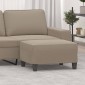 vidaXL Υποπόδιο Taupe 70 x 55 x 41 εκ. από Ύφασμα Μικροϊνών