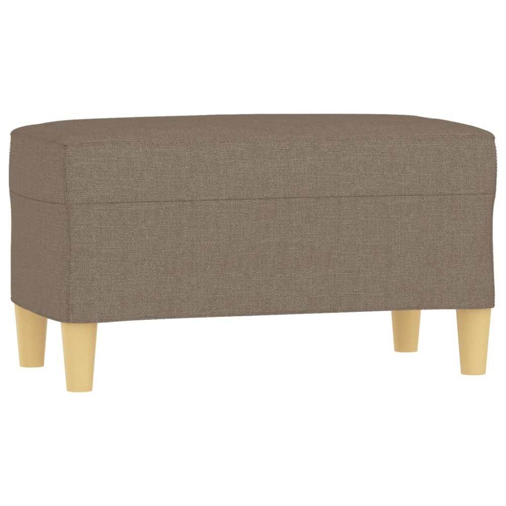 vidaXL Πάγκος Taupe 70 x 35 x 41 εκ. Υφασμάτινος