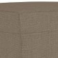 vidaXL Πάγκος Taupe 70 x 35 x 41 εκ. Υφασμάτινος