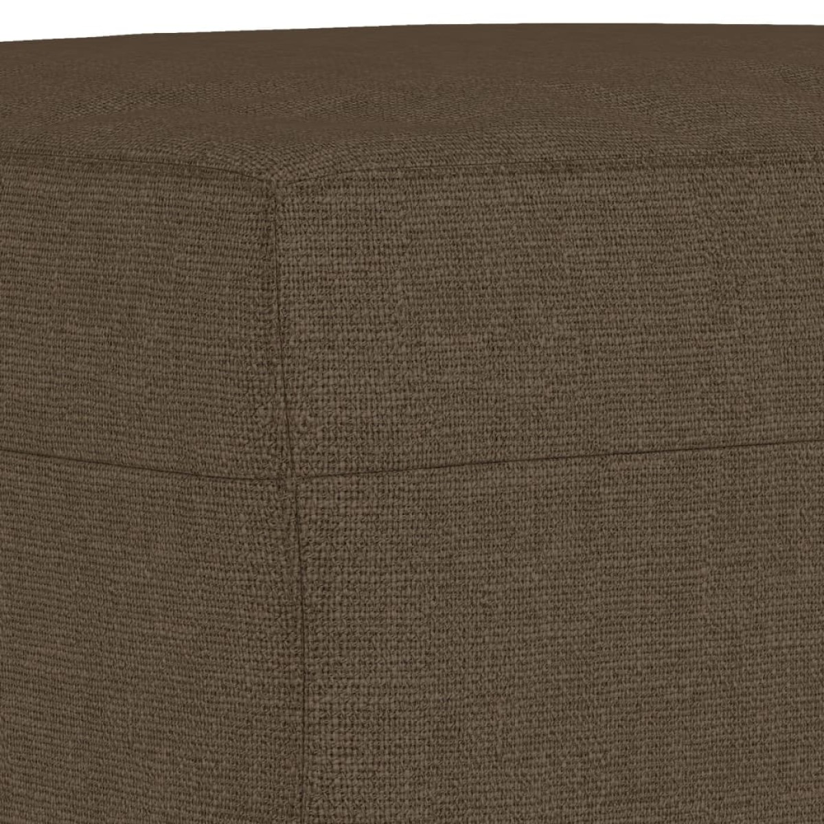 vidaXL Πάγκος Καφέ 100x35x41 εκ. Υφασμάτινος