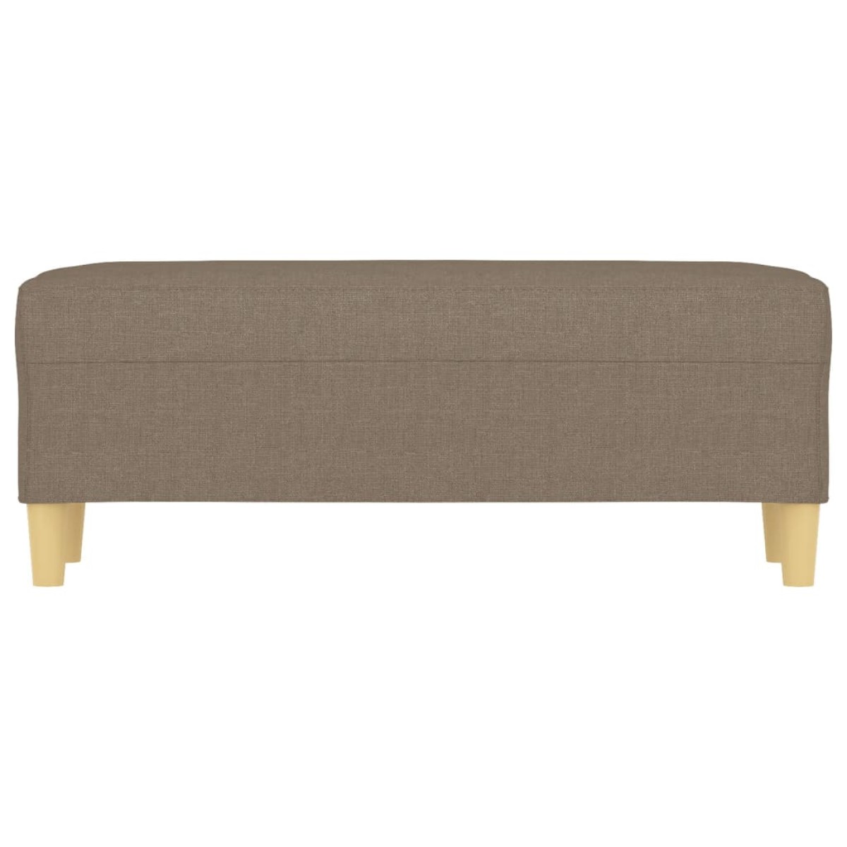 vidaXL Πάγκος Taupe 100x35x41 εκ. Υφασμάτινος