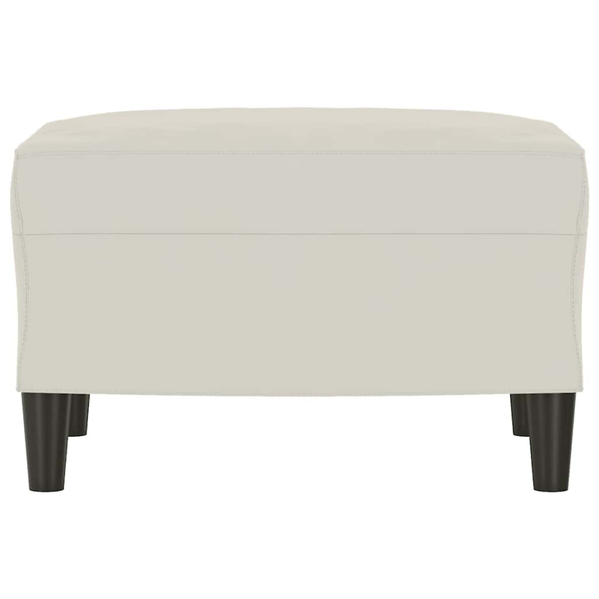 vidaXL Πάγκος Κρεμ 70 x 35 x 41 εκ. Βελούδινος