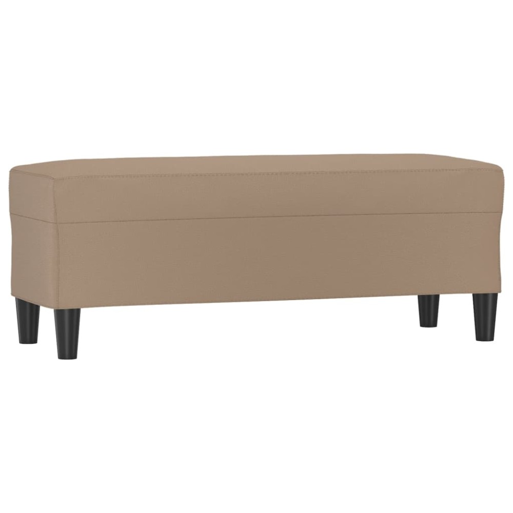 vidaXL Πάγκος Καπουτσίνο 100 x 35 x 41 εκ. από Συνθετικό Δέρμα