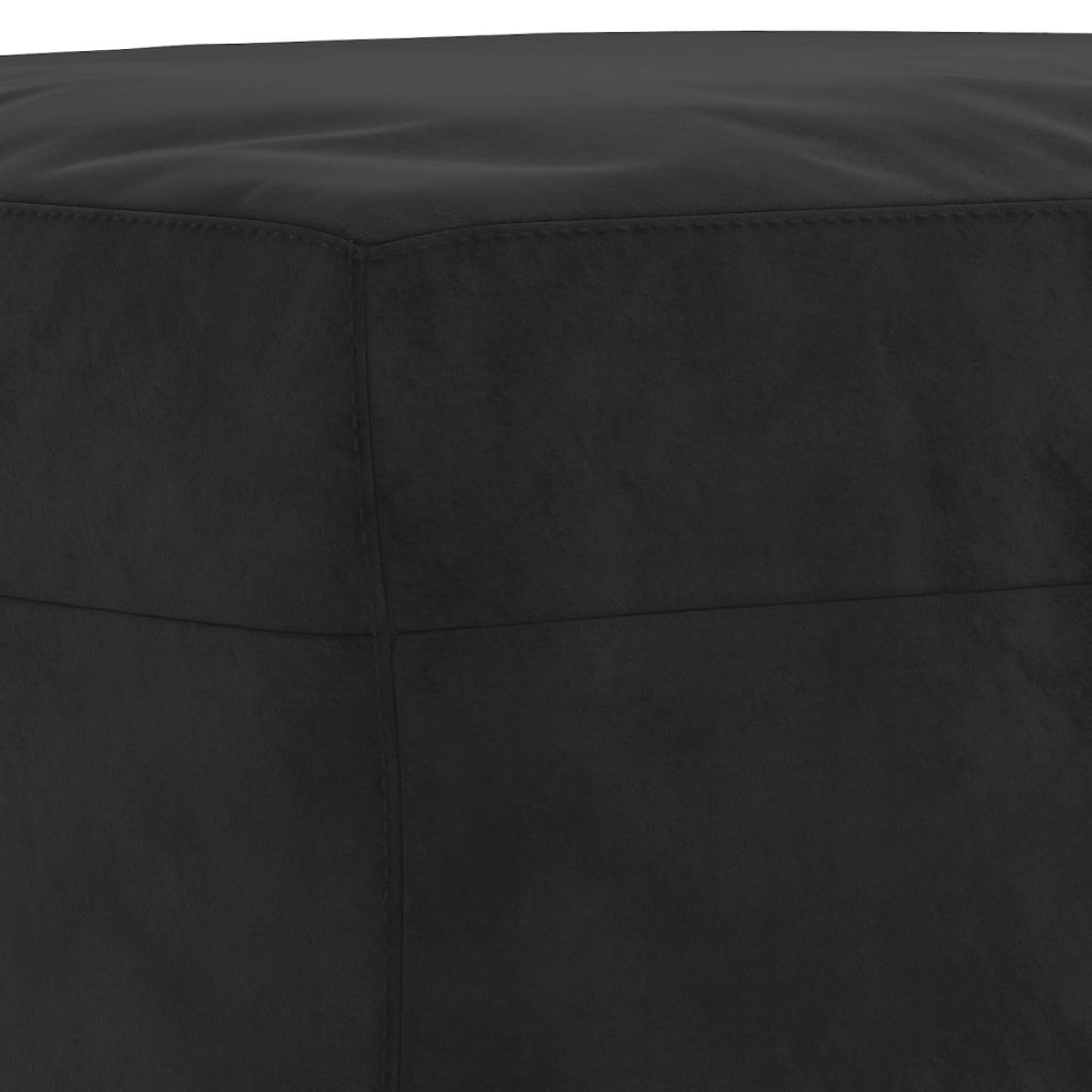 vidaXL Πάγκος μαύρο 100x35x41 εκ. Βελούδινος