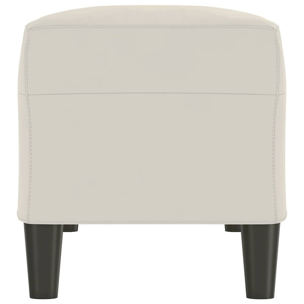 vidaXL Πάγκος Κρεμ 100x35x41 εκ. Βελούδινος
