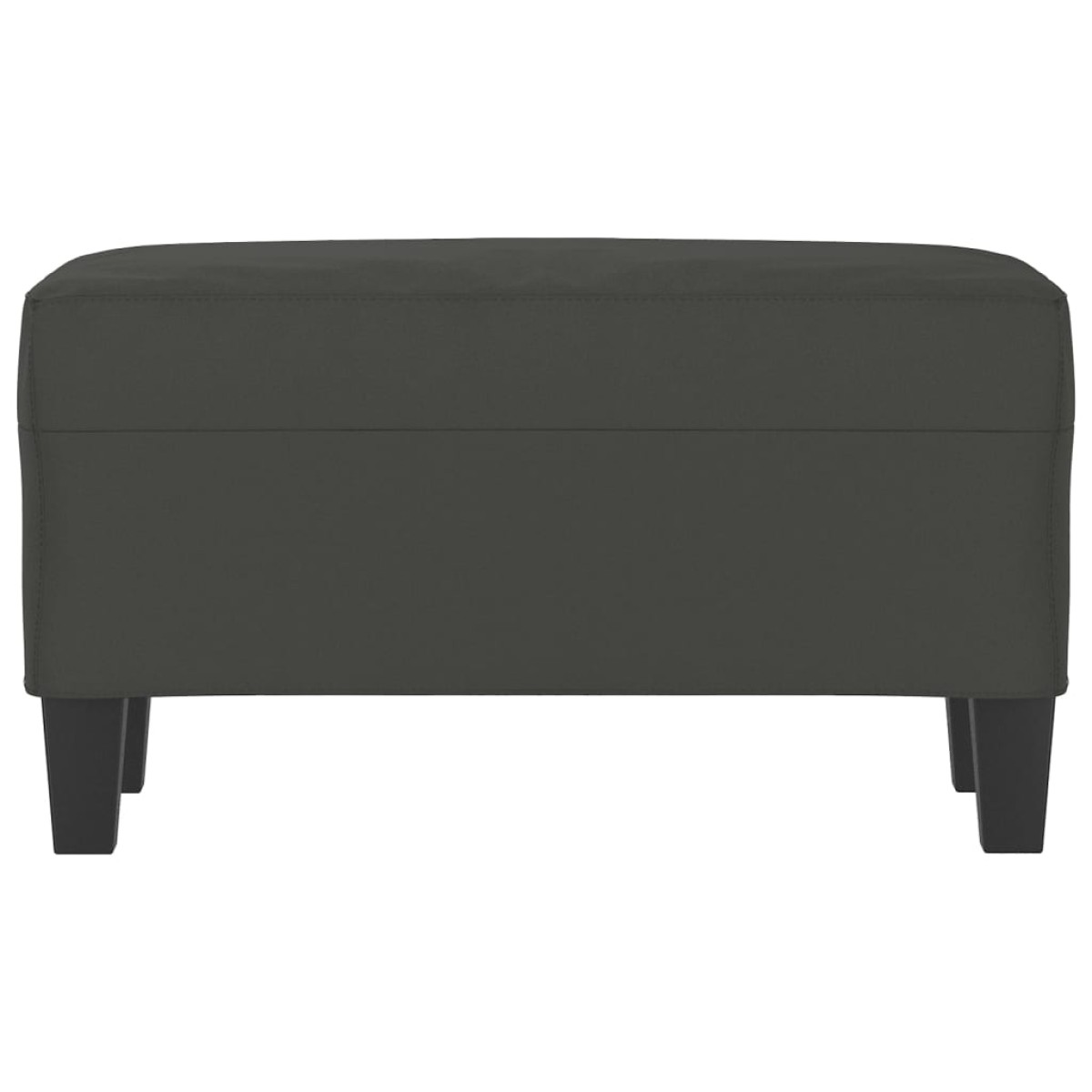 vidaXL Πάγκος Σκούρο Γκρι 70 x 35 x 41 εκ. από Ύφασμα Μικροϊνών