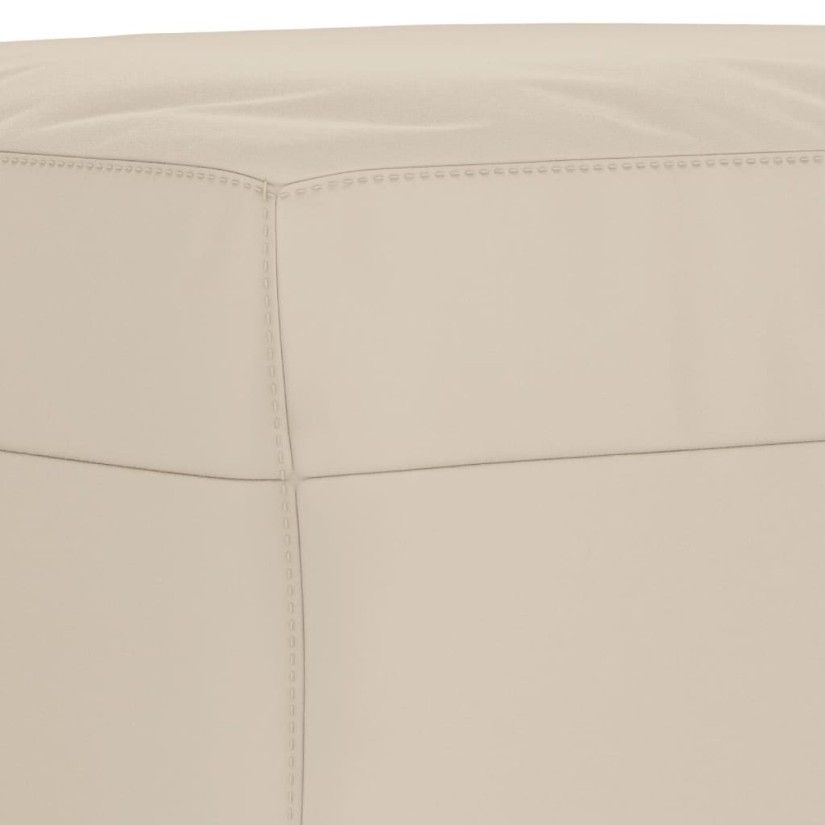 vidaXL Πάγκος Κρεμ 70 x 35 x 41 εκ. από Ύφασμα Μικροϊνών