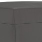 vidaXL Πάγκος Γκρι 100 x 35 x 41 εκ. από Συνθετικό Δέρμα
