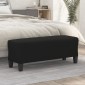 vidaXL Πάγκος Μαύρος 100x35x41 εκ. από Ύφασμα Μικροϊνών