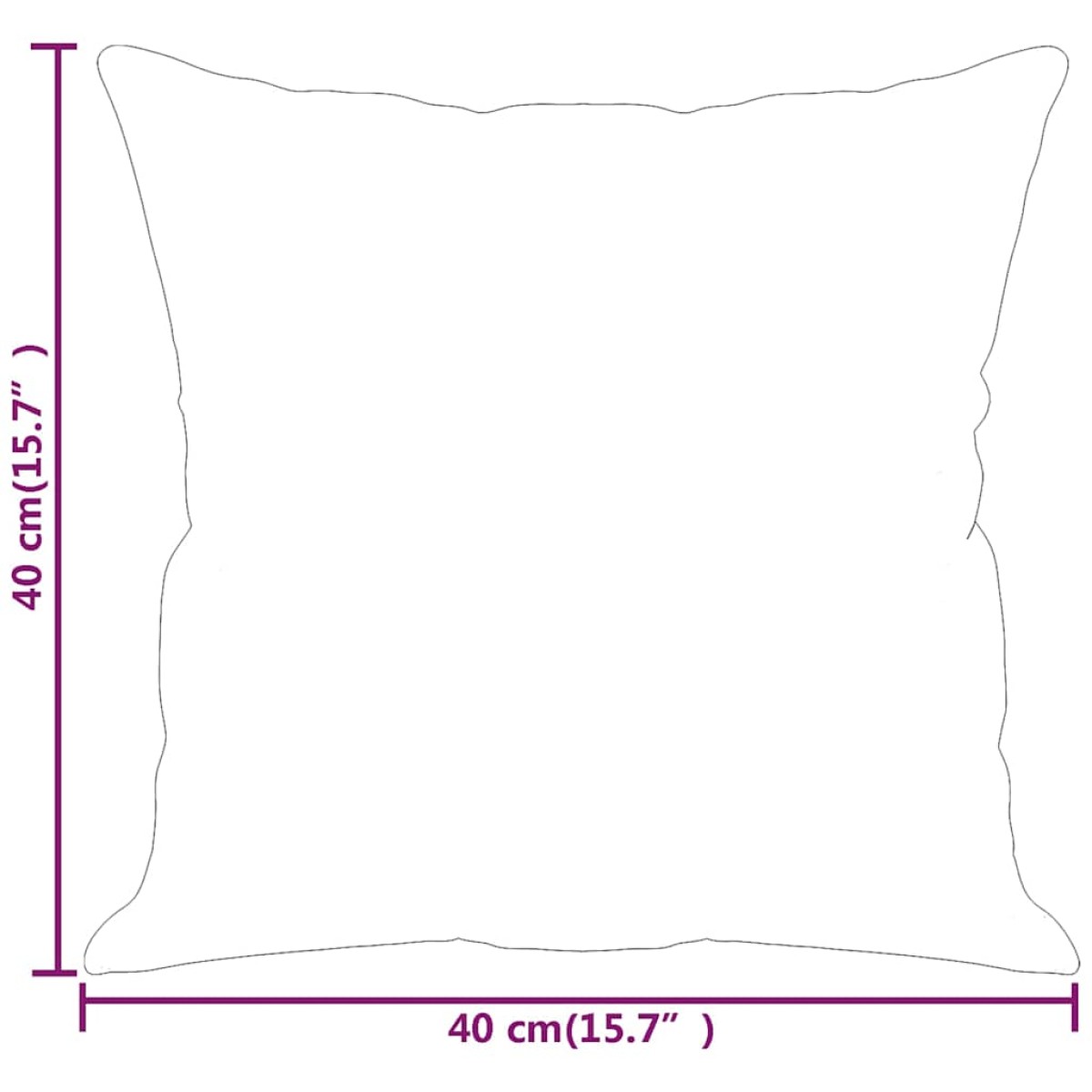 vidaXL Μαξιλάρια Διακοσμητικά 2 τεμ. Μπλε 40x40 εκ. Βελούδινα